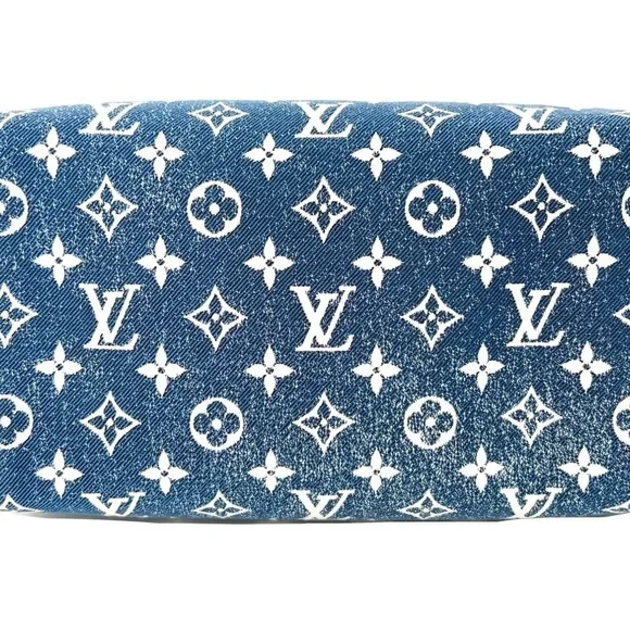 Louis Vuitton Monogram Denim Speedy Bandouliere 25 - Picture 5 of 9